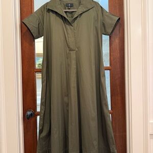 Banana Republic Khaki Long Sleeve Dress